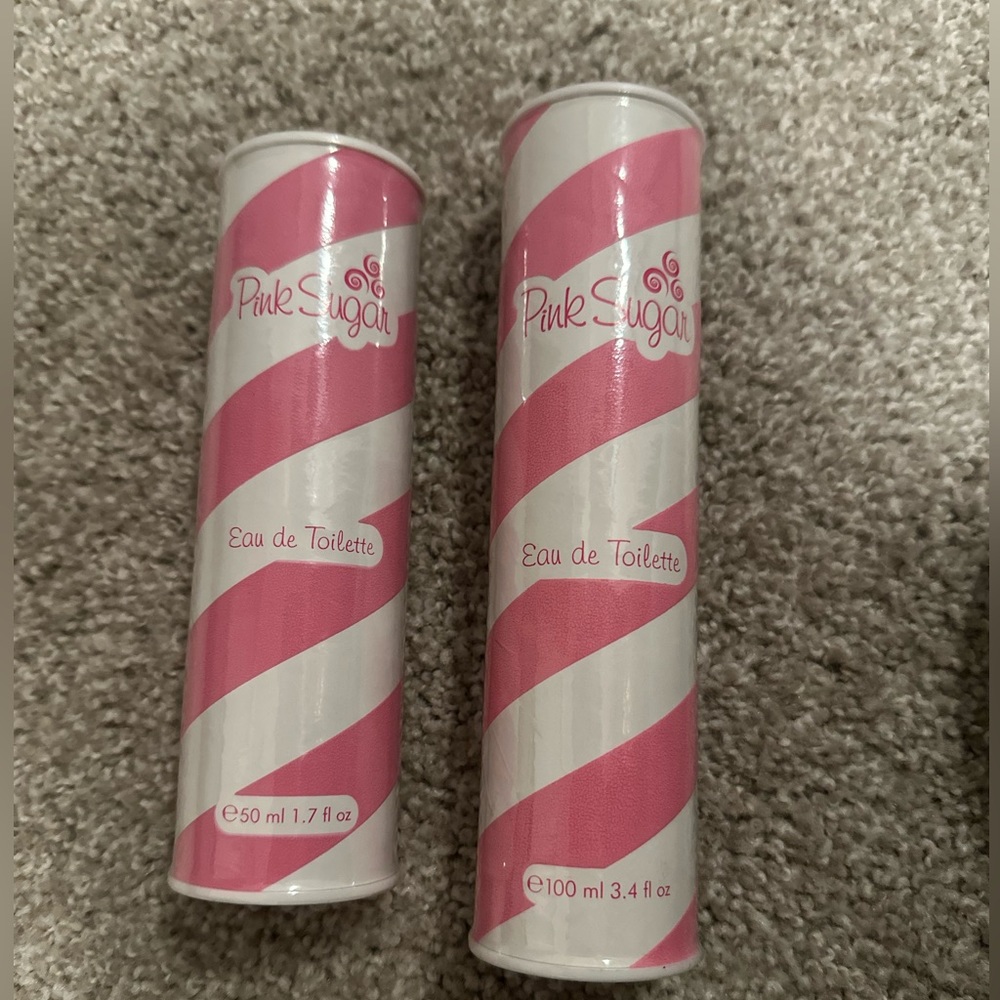 Pink Sugar 1.7 fl oz AND 3.4 fl oz Perfume NEW never opened